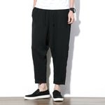 Summer Men Cross-pants Wide Legs Pants