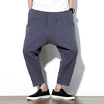 Summer Men Cross-pants Wide Legs Pants