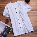 Stylish M-3XL Cotton Linen Casual Shirts