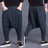 Brand Men's Pants Hiphop Harem Cross-pants