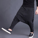 Brand Men's Pants Hiphop Harem Cross-pants