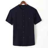 High Quality Men's Shirts Short Sleeve Button