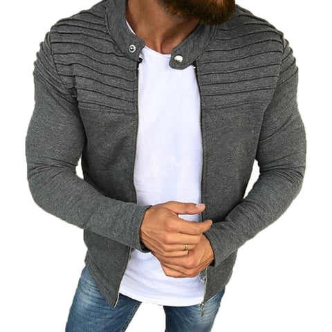 Streetwear Mens Jackets Coats Solid Patchwork